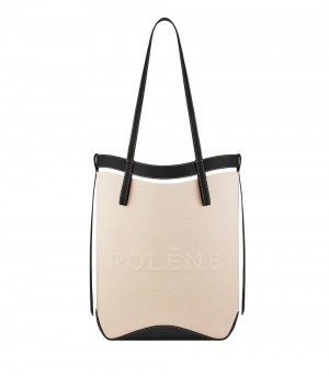 Polene Ilo Tote Bags Béžové Čierne | SK UY0728649