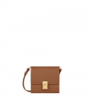 Polene Numéro Sept Crossbody Wallets Hnede | SK KQ2869314