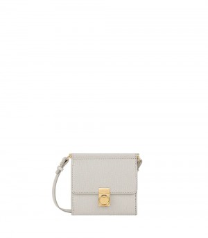 Polene Numéro Sept Crossbody Wallets Siva | SK WV0657429