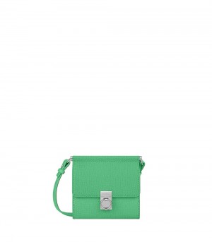 Polene Numéro Sept Crossbody Wallets Zelene | SK BI5603192