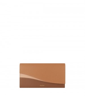 Polene Sierra Wallets Hnede | SK DA0728541