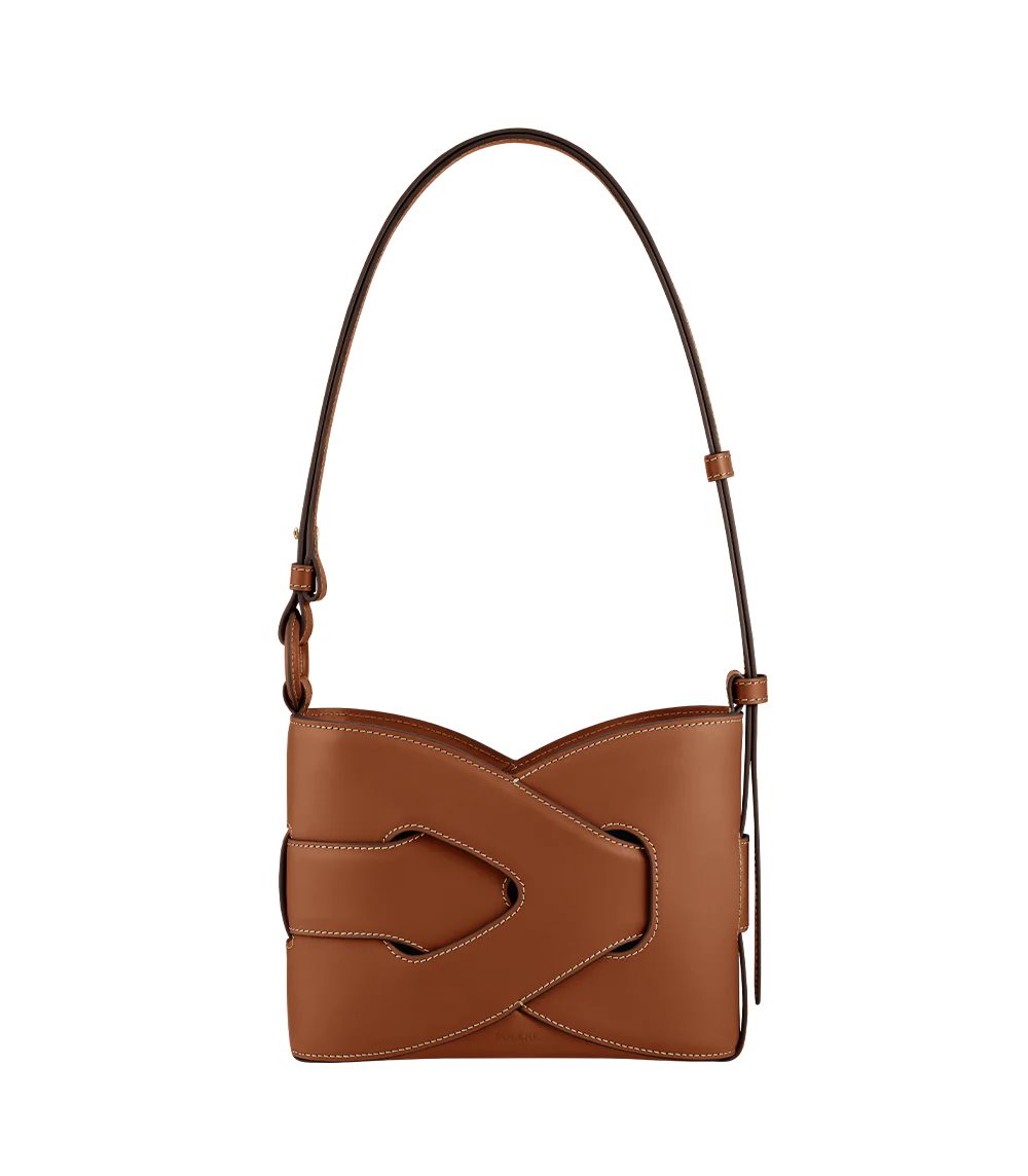 Polene Nodde Shoulder Bags Hnede | SK KZ8025639