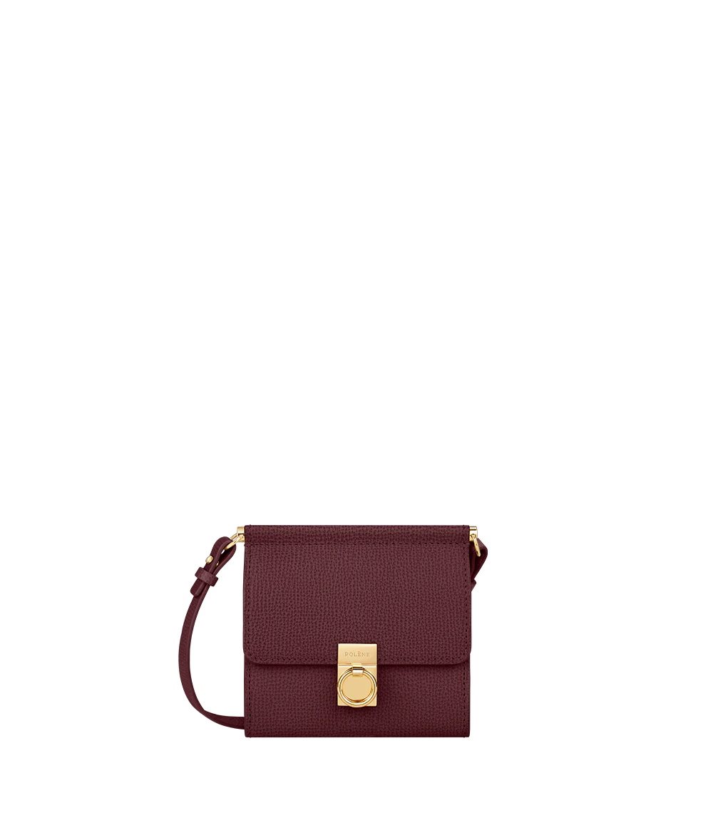 Polene Numéro Sept Crossbody Wallets Bordove | SK DN0694872