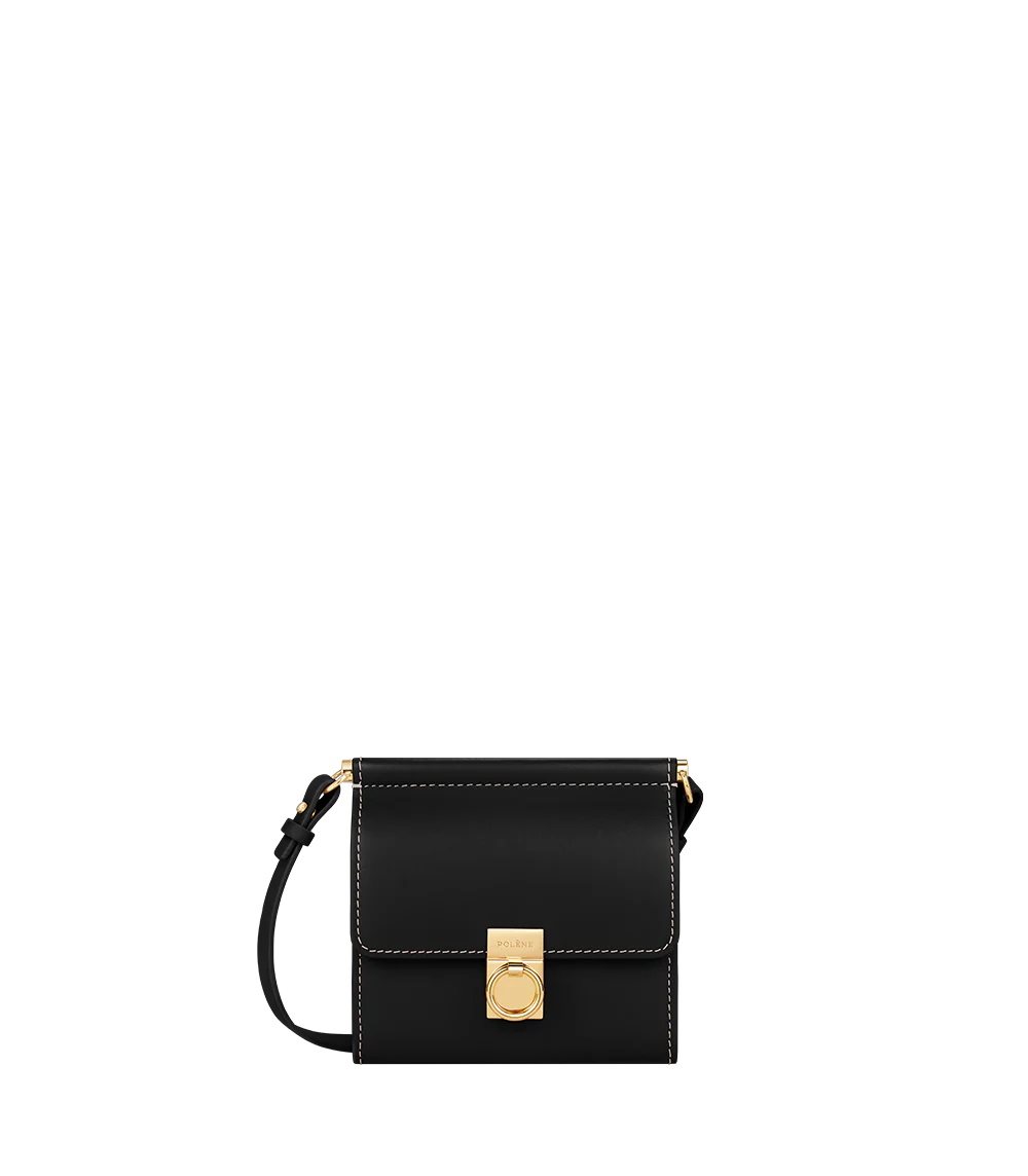 Polene Numéro Sept Crossbody Wallets Čierne | SK PA4985162